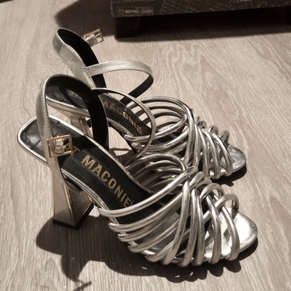 Kat Maconie metallic sandals